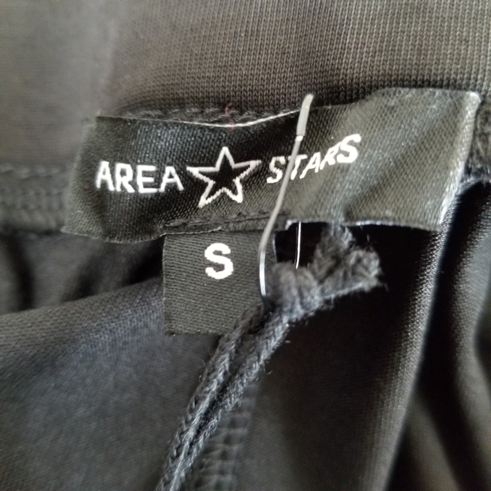 Area Stars Pleated Tie Front Joggers Soft Small NWT - Picture 6 of 7